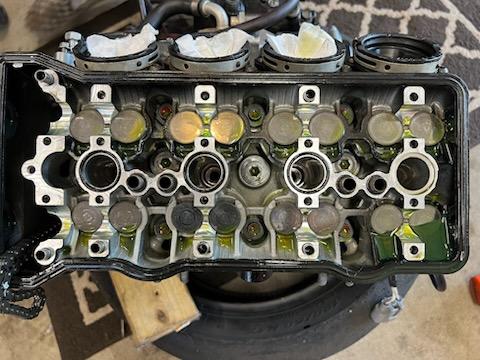 ZX6R Engine Head - Piston Slap Repair